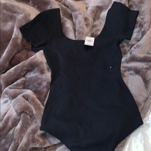 Black Abercrombie and Fitch Body suit